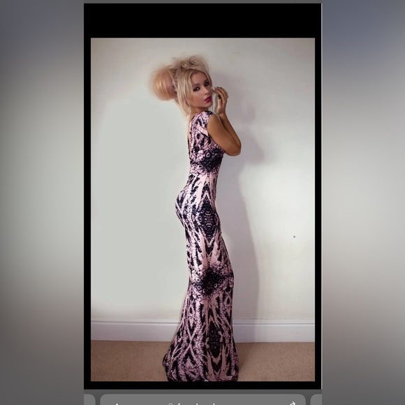 A Custom Alice Vandy(Planet Vandy) Mermaid Fitted Maxi Dress - Picture 9 of 13